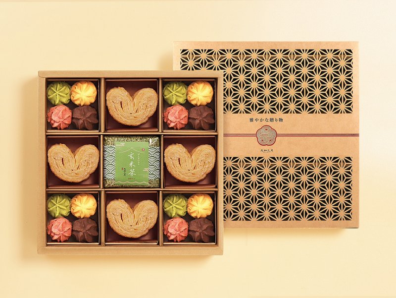 日式風呂敷 • 雅緻盛和禮盒 - 手工餅乾 - 其他材質 