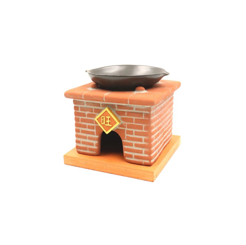 New red brick aromatherapy small stove A15A009 stove aroma diffuser essential oil - น้ำหอม - วัสดุอื่นๆ 