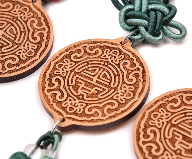 台湾のヒノキの出入りに安全なオーナメント | さらに、悪を避けて