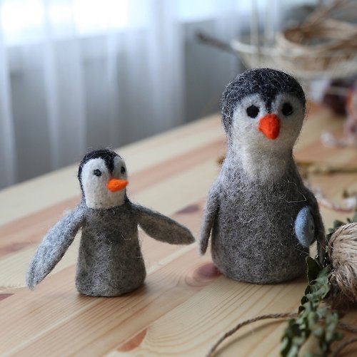 重要的小事｜Little Matter 羊毛氈桌上擺飾溫蛋偶 / 抓魚回來的企鵝
