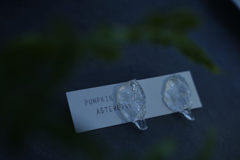 ice H2O(S) Series-Shape of Ice 2 Earrings/Studs/Ear Clips - ต่างหู - เรซิน 