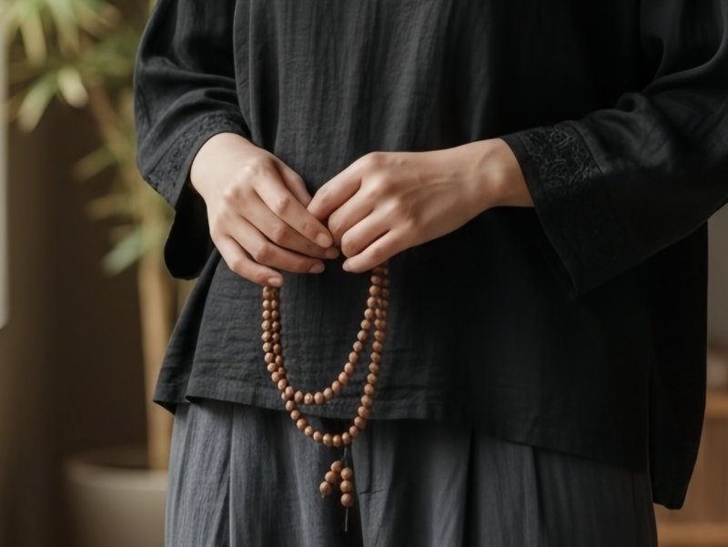 Market Exclusive Blended Incense 108-Bead Bracelet - Bracelets - Jade Multicolor