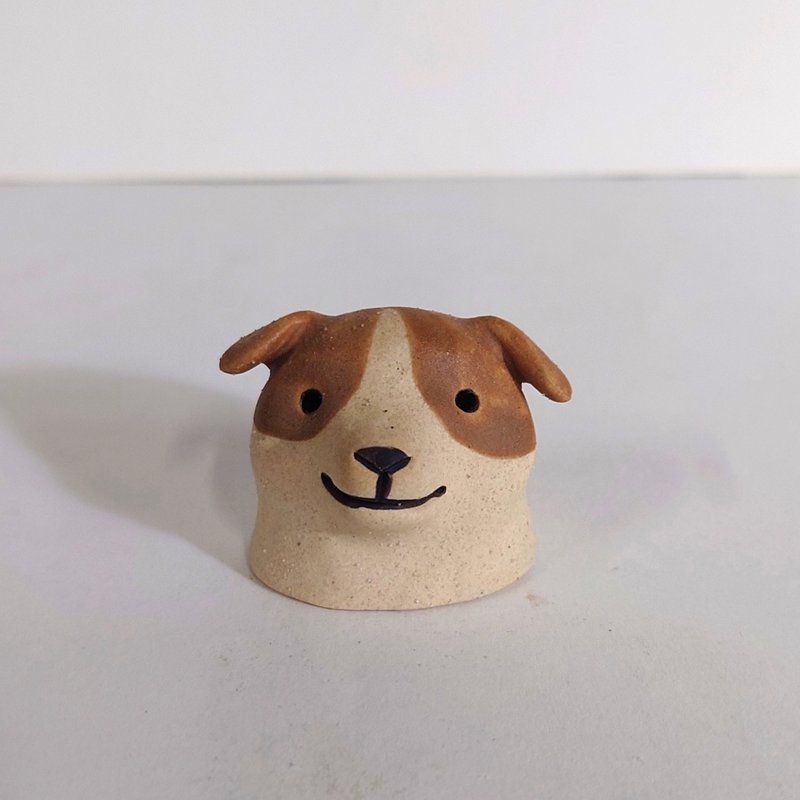 Jack Russell Incense Holder | Ceramic Ornament - น้ำหอม - ดินเผา ขาว