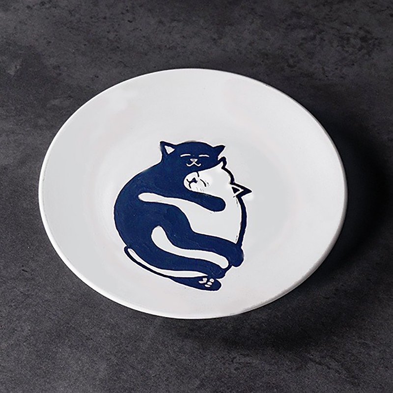 Blue and white painted plate experience class-customized teaching - งานเซรามิก/แก้ว - ดินเผา 