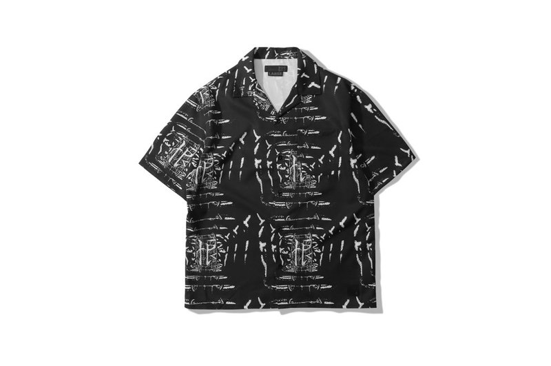 VANDAL 真的恨滿版襯衫 - 男襯衫/休閒襯衫 - 聚酯纖維 黑色