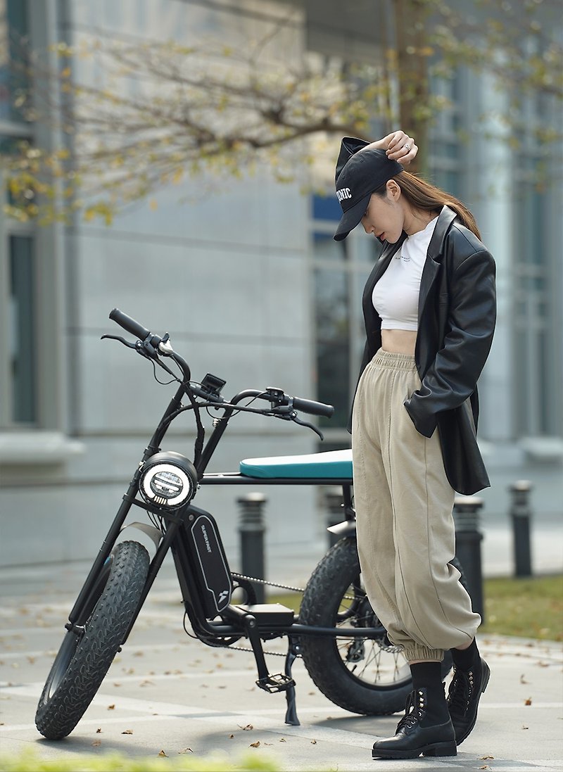 【Superfast】Electric Auxiliary Bicycle MiniNova-Fog Black - Other - Other Metals Black
