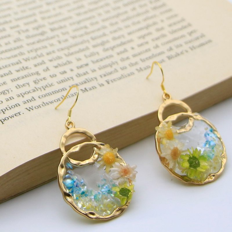 Gel Jewelry Tropical Island Earrings - ต่างหู - วัสดุอื่นๆ หลากหลายสี