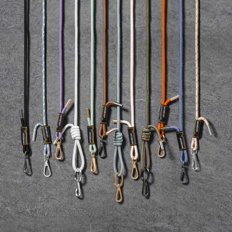 【旅遊必備】6mm Strap手機掛繩組 掛頸/手機背帶 (含掛片) - 手機掛繩/背帶 - 其他材質 