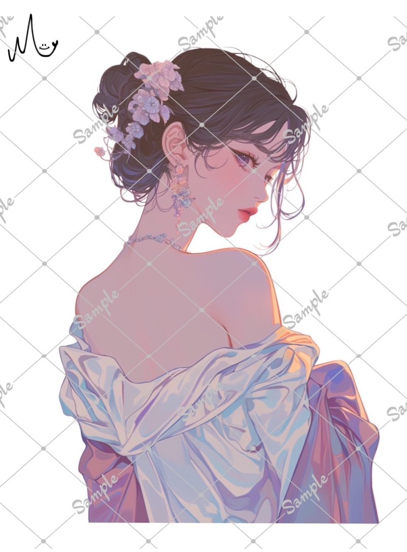 オリジナル人物ステッカー - 貼紙 - 紙 
