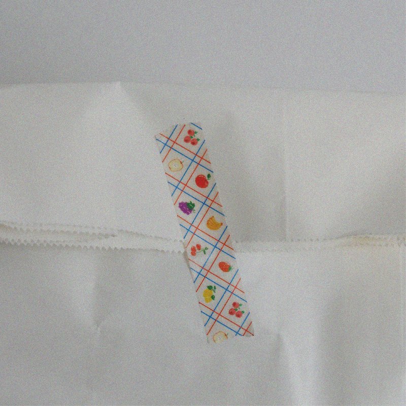 Fruits Tablecloth Masking Tape - Washi Tape - Paper Multicolor