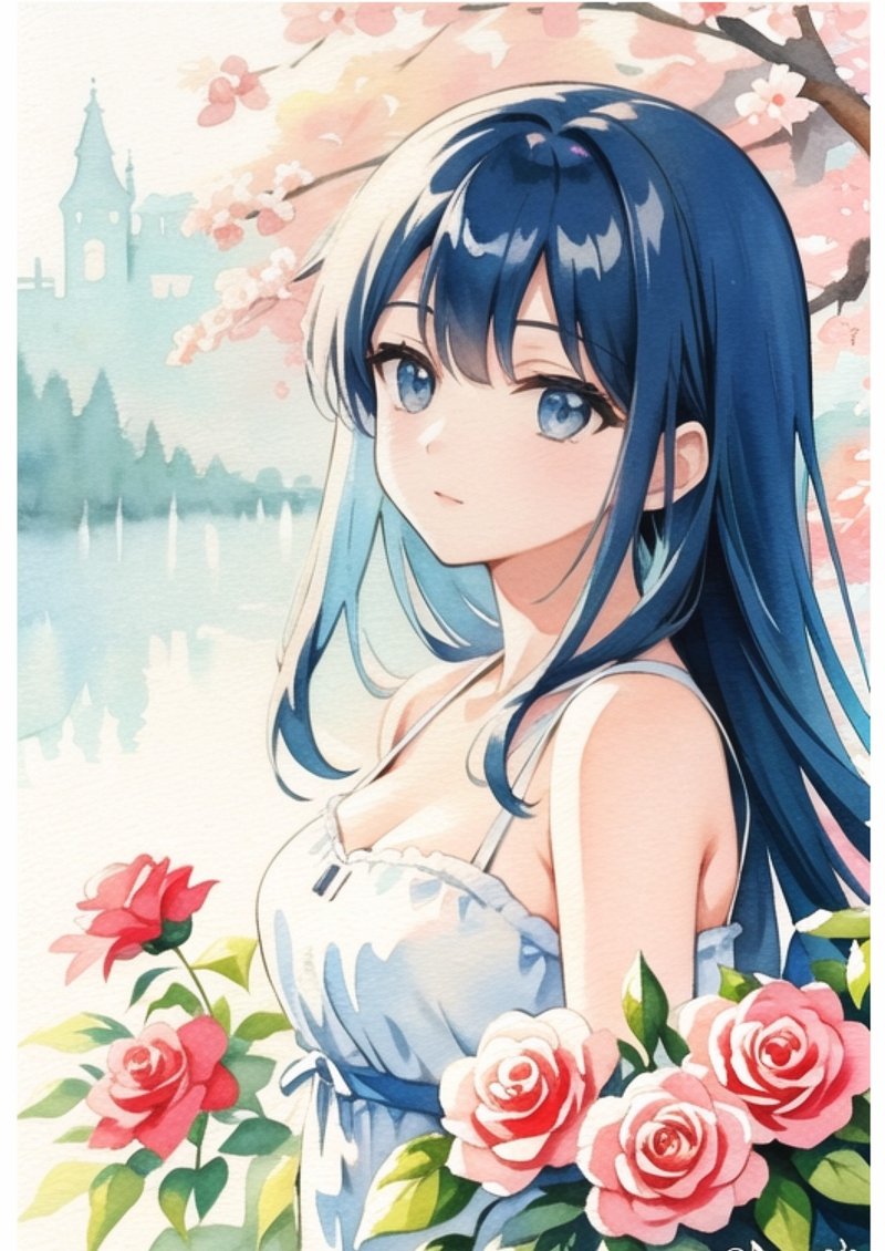 オリジナル人物ステッカー　No.207 - 貼紙 - 紙 