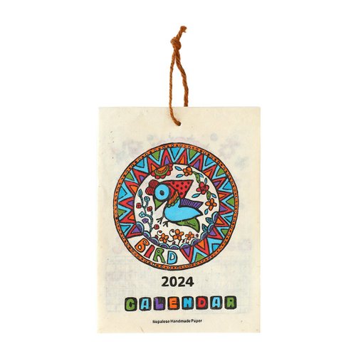 【予約】ネパール系2024年鳥カレンダー