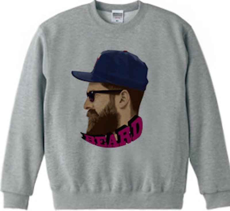 Beard sweat gray - Unisex Hoodies & T-Shirts - Polyester Gray