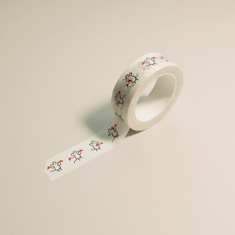 Washi tape - Get in line - Washi Tape - Paper White