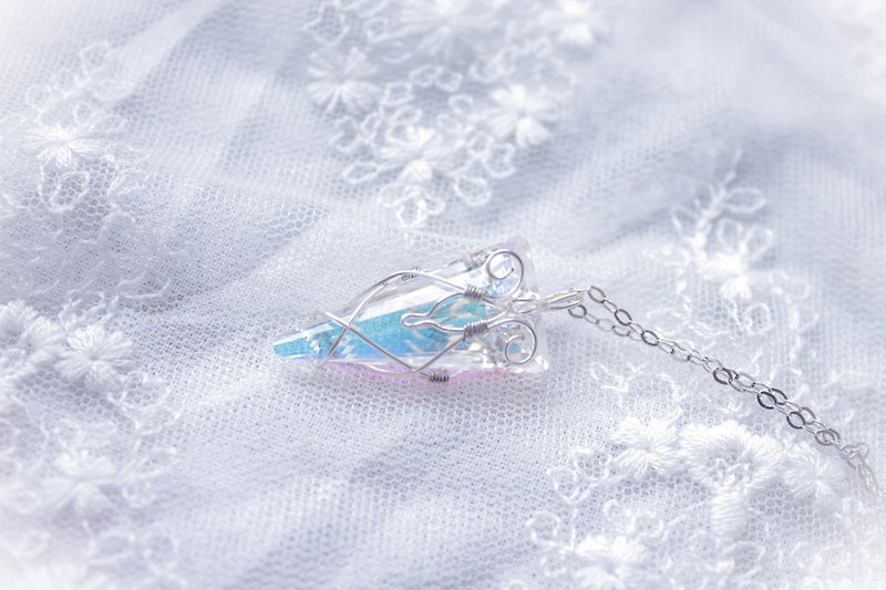 *Mi Luna Story*Crystal Shoujing Necklace Limited Edition - สร้อยคอ - แก้ว ขาว
