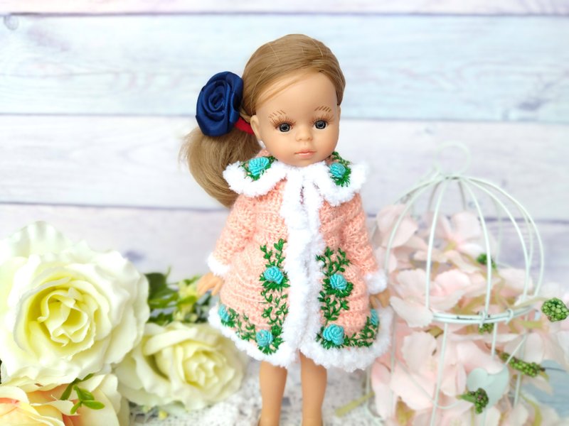 Mini Paola Reina - Paola Reina coat - Paola Reina clothes - 8 inches doll - 寶寶/兒童玩具/玩偶 - 羊毛 粉紅色