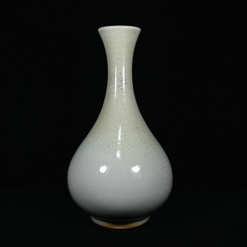 臺灣青澹窯 手作柴燒上釉花器NT14