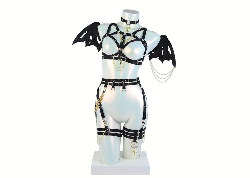 Dragon Harness Set Black - 其他 - 其他材質 黑色