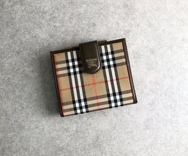 新品オールドバーバリー　バーバリーズ　バーバリー　Burberry がま口　財布 Burberry バーバリー オールドバーバリー がま口財布 - メルカリ