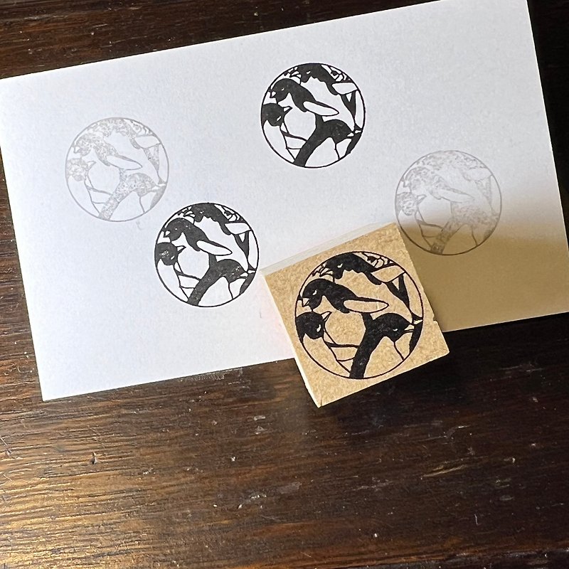 Gyuugyuu Penguin Rubber Stamp - ตราปั๊ม/สแตมป์/หมึก - ยาง 