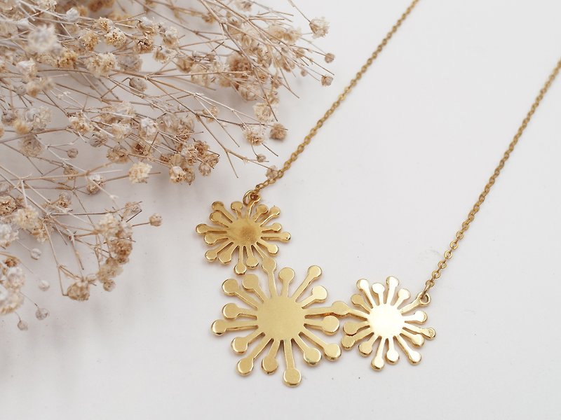 Gorgeous Bronze electroplating ✦ ✦ ✦ ✦ gold necklace / long chain / long chain / sweater chain - สร้อยคอยาว - โลหะ สีเหลือง