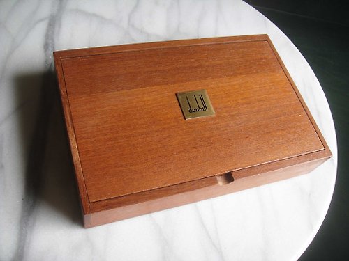 老時光OLD-TIME Vintage & Classic & Deco 【老時光 OLD-TIME】早期二手日本進口DUNHILL菸盒收納盒