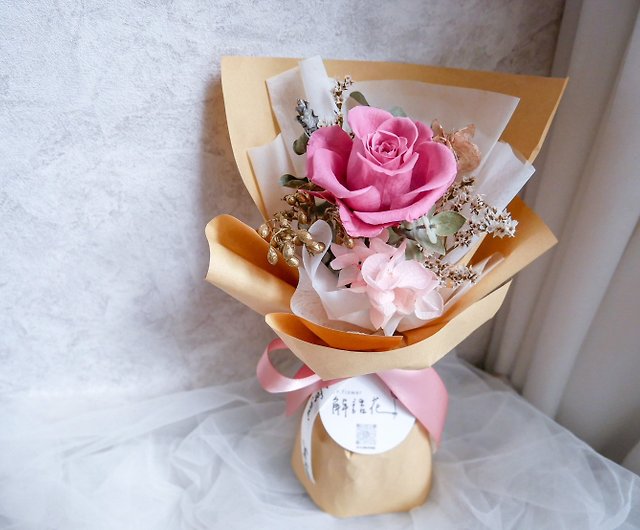 New Design Packing Gift Flower Soap Rose Bouquet Wrapping Paper with Bag  for Sale Dried Flower Bouquet Artificial Flowers - China Dried Flowers and  Plants and Dried Flowers price