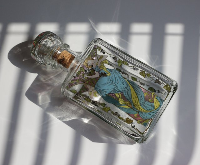 フランス　古い香水瓶　アールヌーボー フランス 古い香水瓶 アールヌーボー