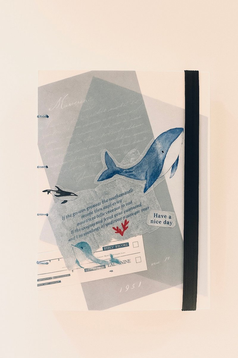 A6手縫筆記本 手工書 2026手帳  手縫書 線裝書 - 筆記本/手帳 - 紙 