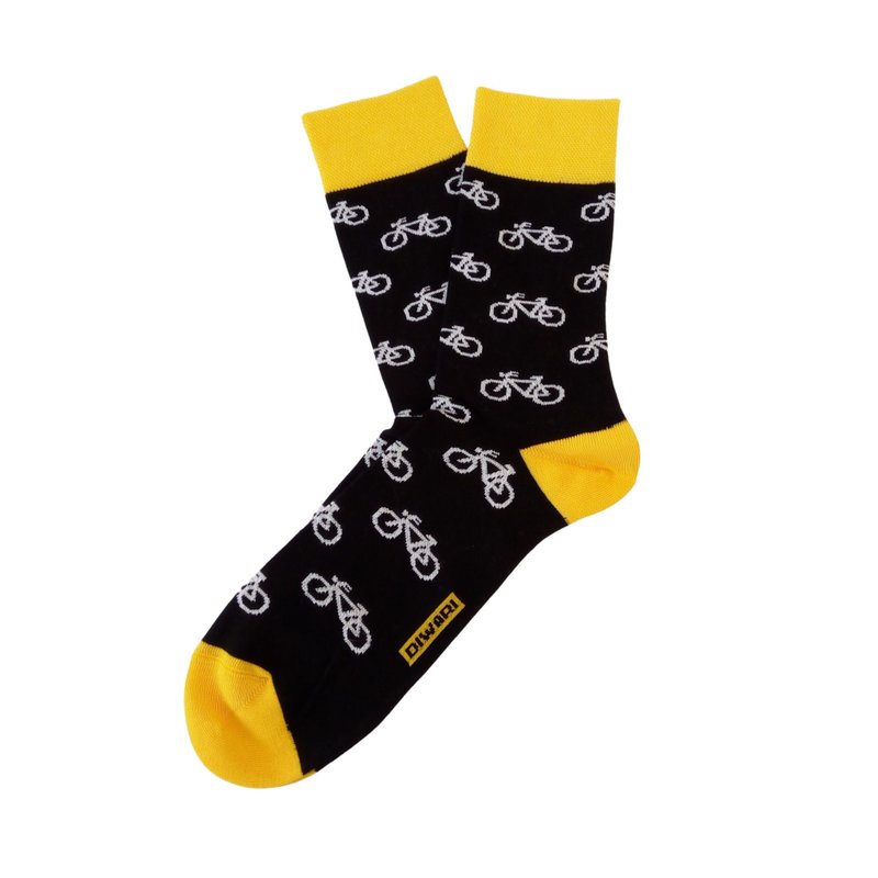 Fun Bike Socks, Gifts For Sports Fans, Socks, Mens Socks, Gift Socks, Gift - ถุงเท้า - ผ้าฝ้าย/ผ้าลินิน 