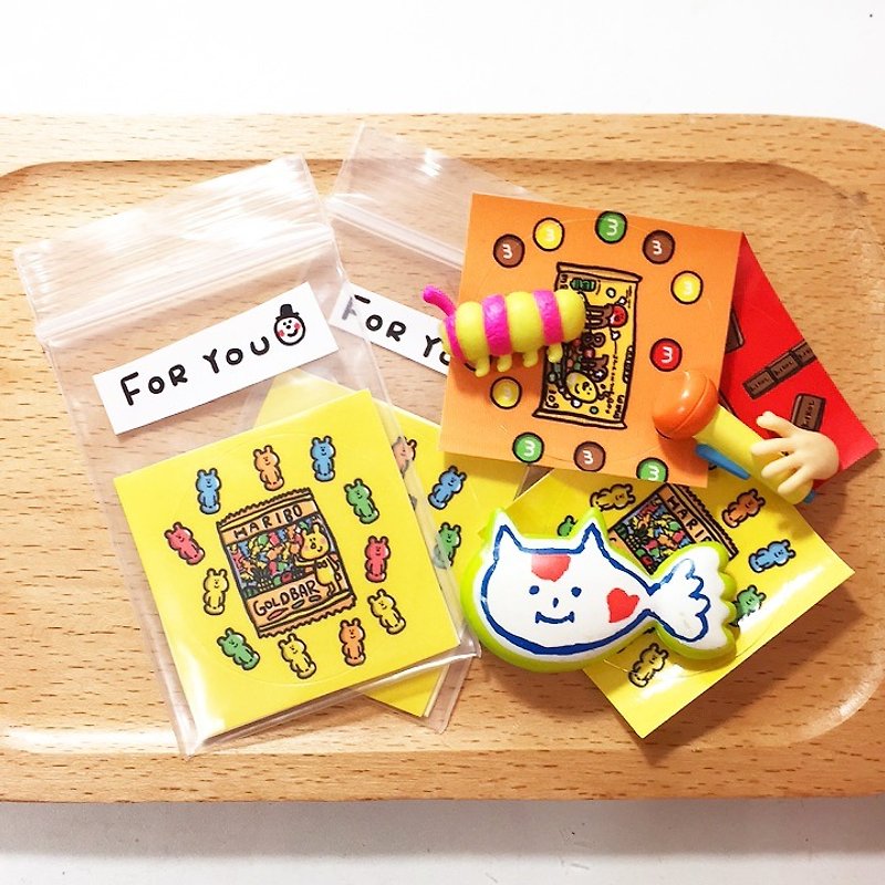 JACK IN THE BOX snack round sticker - Stickers - Paper 