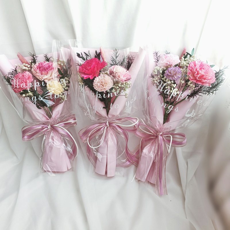 【溫馨五月情-三款式-多色系】母親節/永生花 康乃馨 - 乾燥花/永生花 - 植物．花 粉紅色