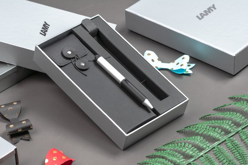 LAMY 觸控二用 原子筆 黑線圈筆袋禮盒 / SCREEN 系列 - 限量觸控 - 原子筆/中性筆 - 鋁合金 多色