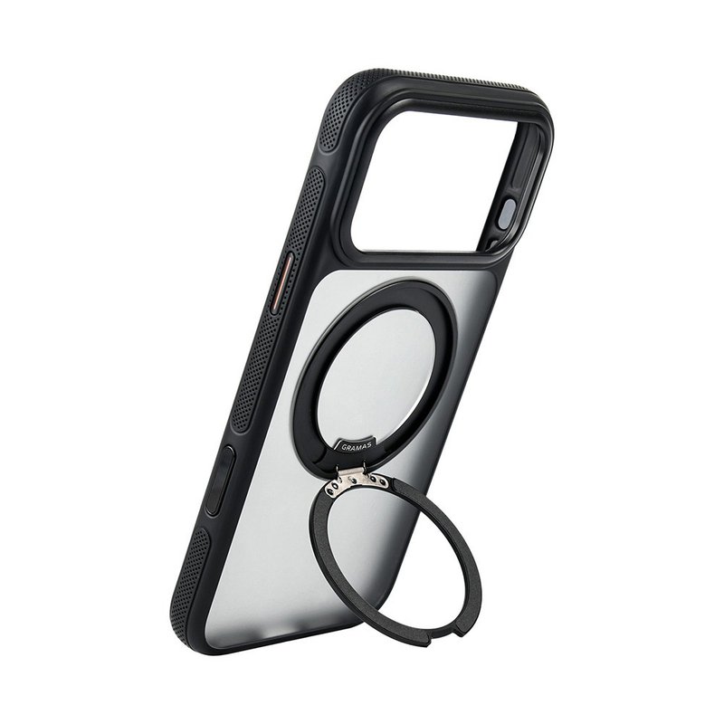 iPhone 17 Pro /17 Pro Max Mag-O 360旋轉支架磁吸殼 - 手機殼/手機套 - 塑膠 黑色