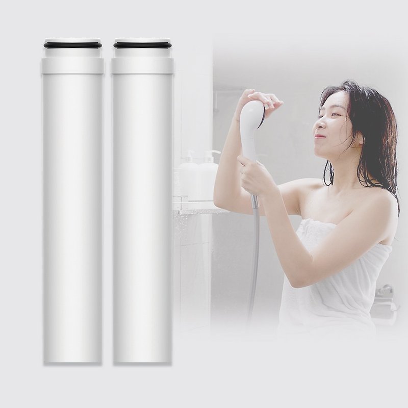 3M SF100-F ShowerCare Dechlorination shower head replacement filter (2 pcs) - อุปกรณ์ห้องน้ำ - วัสดุอื่นๆ ขาว