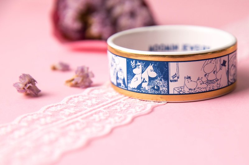 Ceramic bracelet Moomin - Bracelets - Pottery White