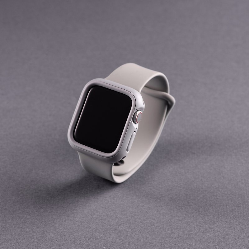 Apple Watch 8/SE2/7/6/SE/5/4/3/2/1 邊框保護殼-淺灰 - 科技小物 - 其他材質 灰色