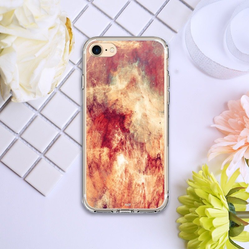 Ice crystal shell - limited edition | polar marble series [Flame Red] iPhone 7 full version protection for - original phone case / protective cover / shatter-resistant shell / phone shell / air shell - Phone Cases - Plastic Red
