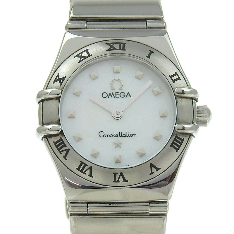 【日本直送】オメガ OMEGA コンステレーションミニ 腕時計 マイチョイス 1561.71 SS クオーツ ホワイトシェル文字盤 レディース【中古】 - 女錶 - 不鏽鋼 銀色