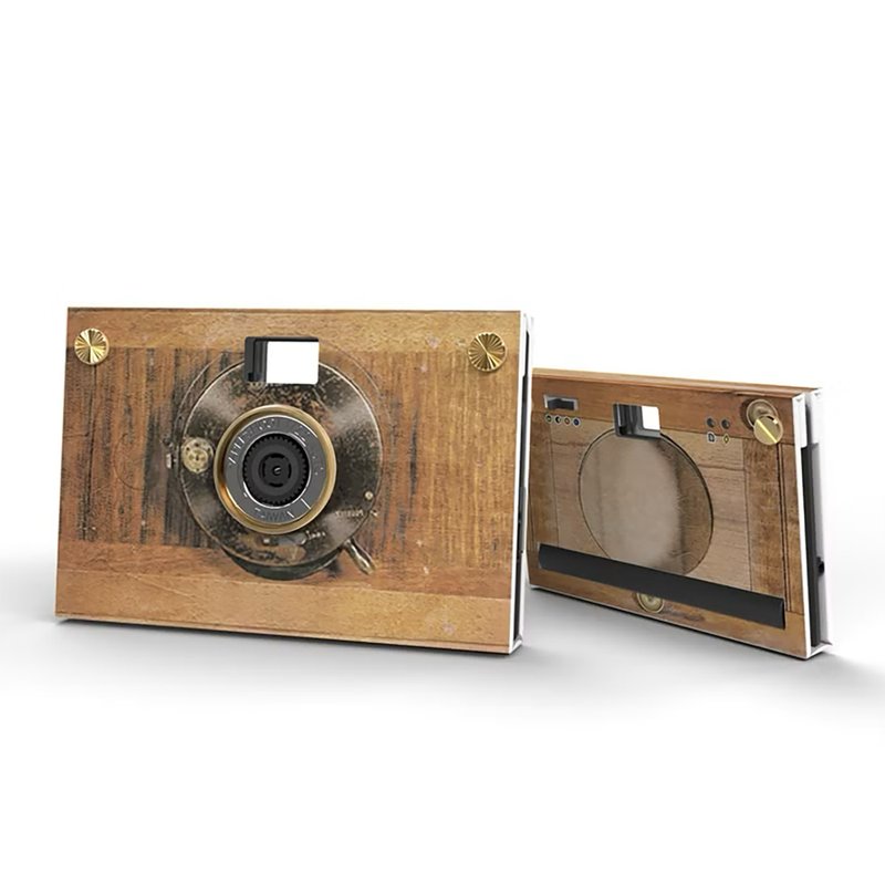 Pre Order 20MP Paper Shoot paper camera, vintage camera Series - กล้อง - กระดาษ สีเทา