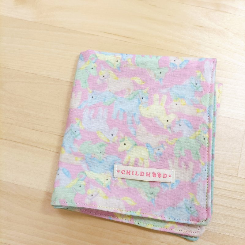 獨角獸寶寶手帕巾 小方巾 - 手帕 - 棉．麻 