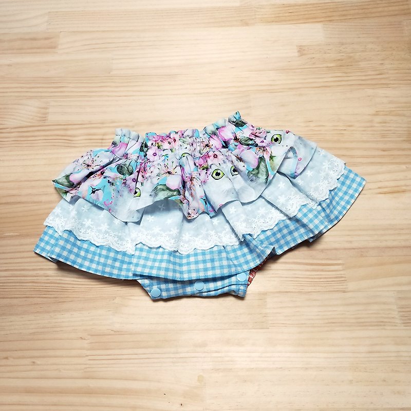 Corolla cat skirt / onesies skirt - กระโปรง - ผ้าฝ้าย/ผ้าลินิน 