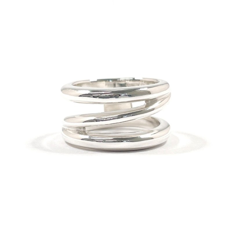 【日本直送 中古美品】11号 ティファニー TIFFANY&Co. リング・指輪 ダイアゴナル シルバー925 ジュエリー アクセサリー 希少 - 戒指 - 純銀 銀色