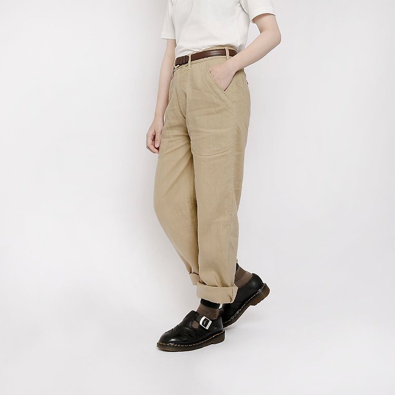 US Army Navy Pants - Women's Pants - Cotton & Hemp Khaki