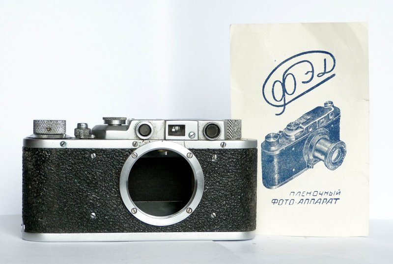 FED I 1 USSR 35 mm vintage rangefinder body M39 mount Leica copy type 1f - 相機/拍立得/底片相機 - 其他金屬 銀色