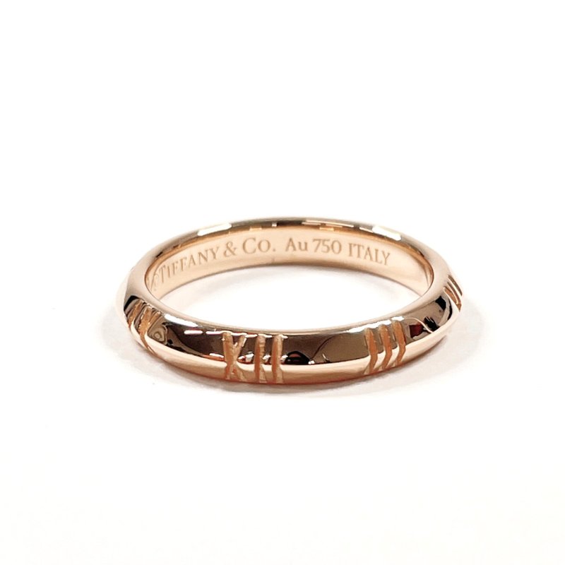 【日本直送 中古美品】9号 ティファニー TIFFANY&Co. リング・指輪 アトラス X クローズド ナロー K18ピンクゴールド - 戒指 - 貴金屬 金色