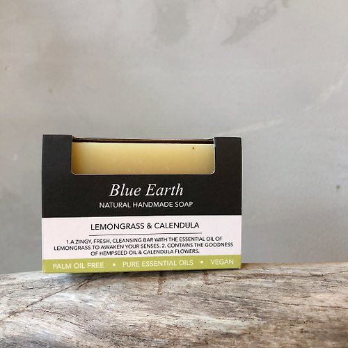 Blue Earth 檸檬草及金盞花清爽清潔肥皂