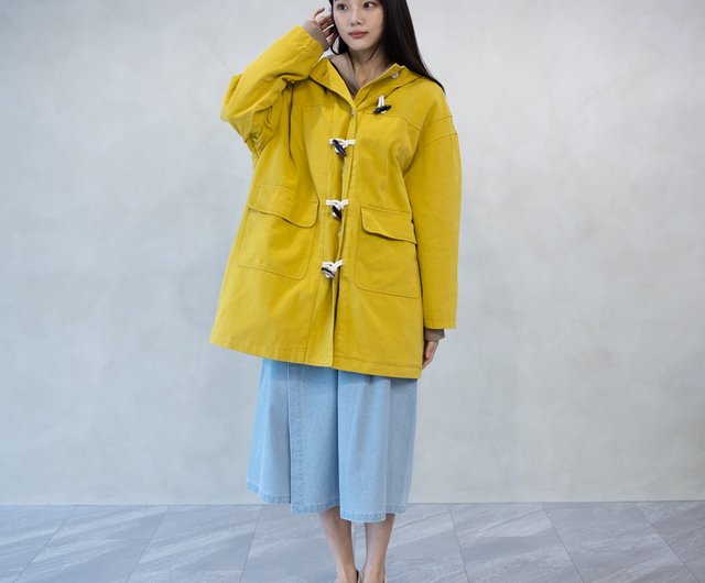 F and outlet f mustard coat