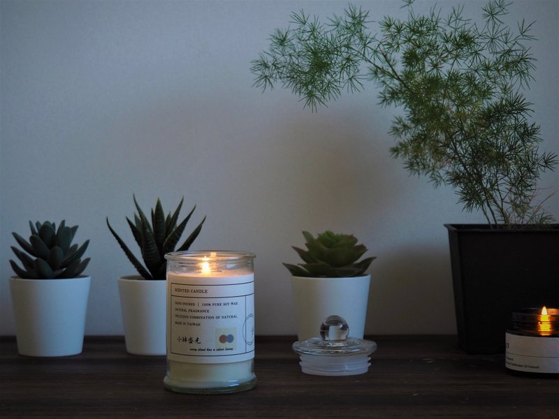 Christmas/Exchange gifts [Xiaobo Shengguang] Gentle Fragrance::: Single plant extract scented candle - น้ำหอม - น้ำมันหอม 