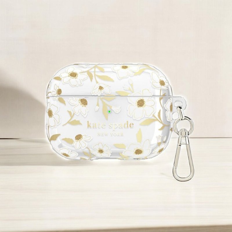【kate spade】AirPods Pro (第1/2 代) 耳機保護殼套  茉莉 - AirPods/耳機保護套 - 其他材質 透明